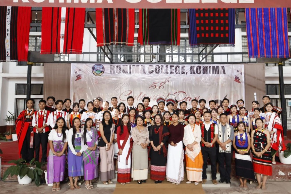Kohima College observed its 58th Cultural Day under the theme ‘Roots Before Wings’ at the college courtyard on October 16.